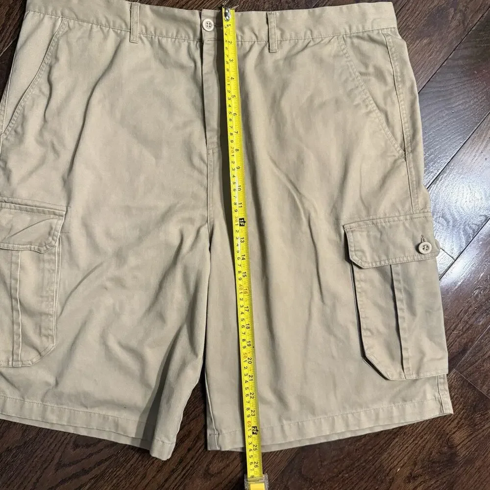 True‎ One Cargo Shorts Men’s 44 Khaki Utility Pockets Outdoor Workwear